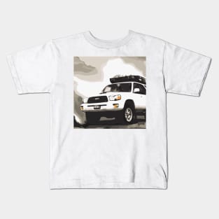 Toyota Land Cruiser off roading Kids T-Shirt